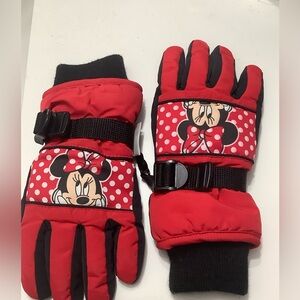 3M Thinsulate Kids Red Minnie Mouse Mittens size medium large